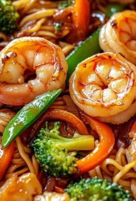 High-protein one-pan shrimp stir fry with colorful vegetables