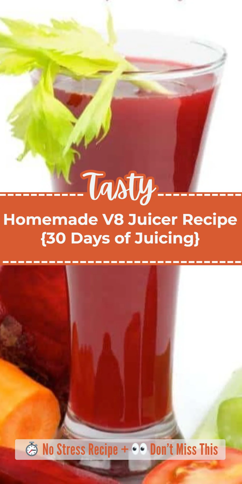 Homemade V8 Juicer Recipe {30 Days of Juicing}