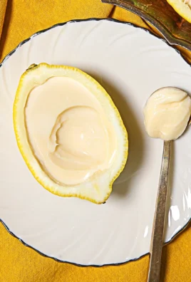 Delicious homemade Lemon Posset dessert served in a glass