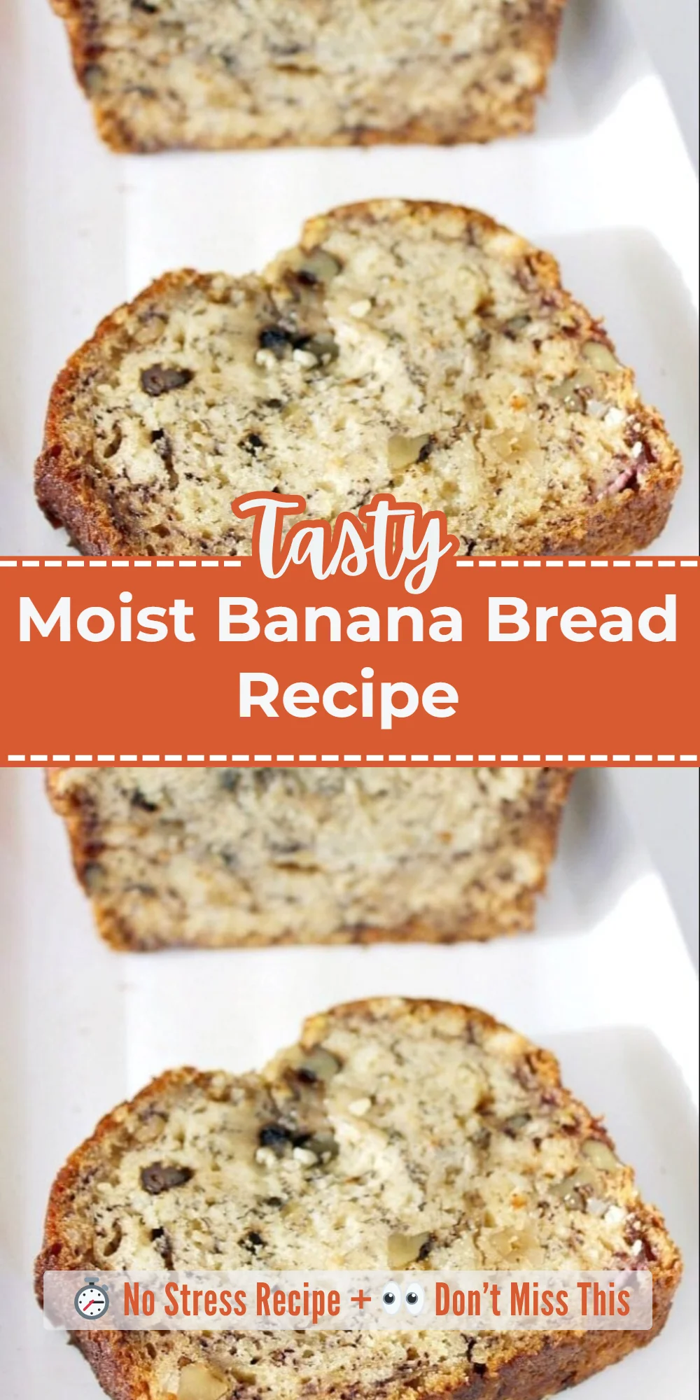 Moist Banana Bread Recipe