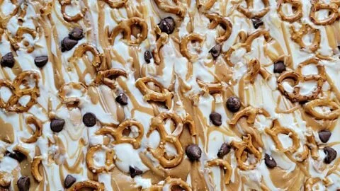 Sweet and Salty Frozen Yogurt Bark