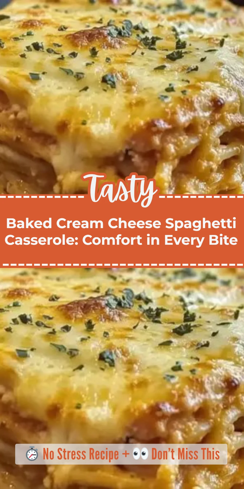 Baked Cream Cheese Spaghetti Casserole: Comfort in Every Bite