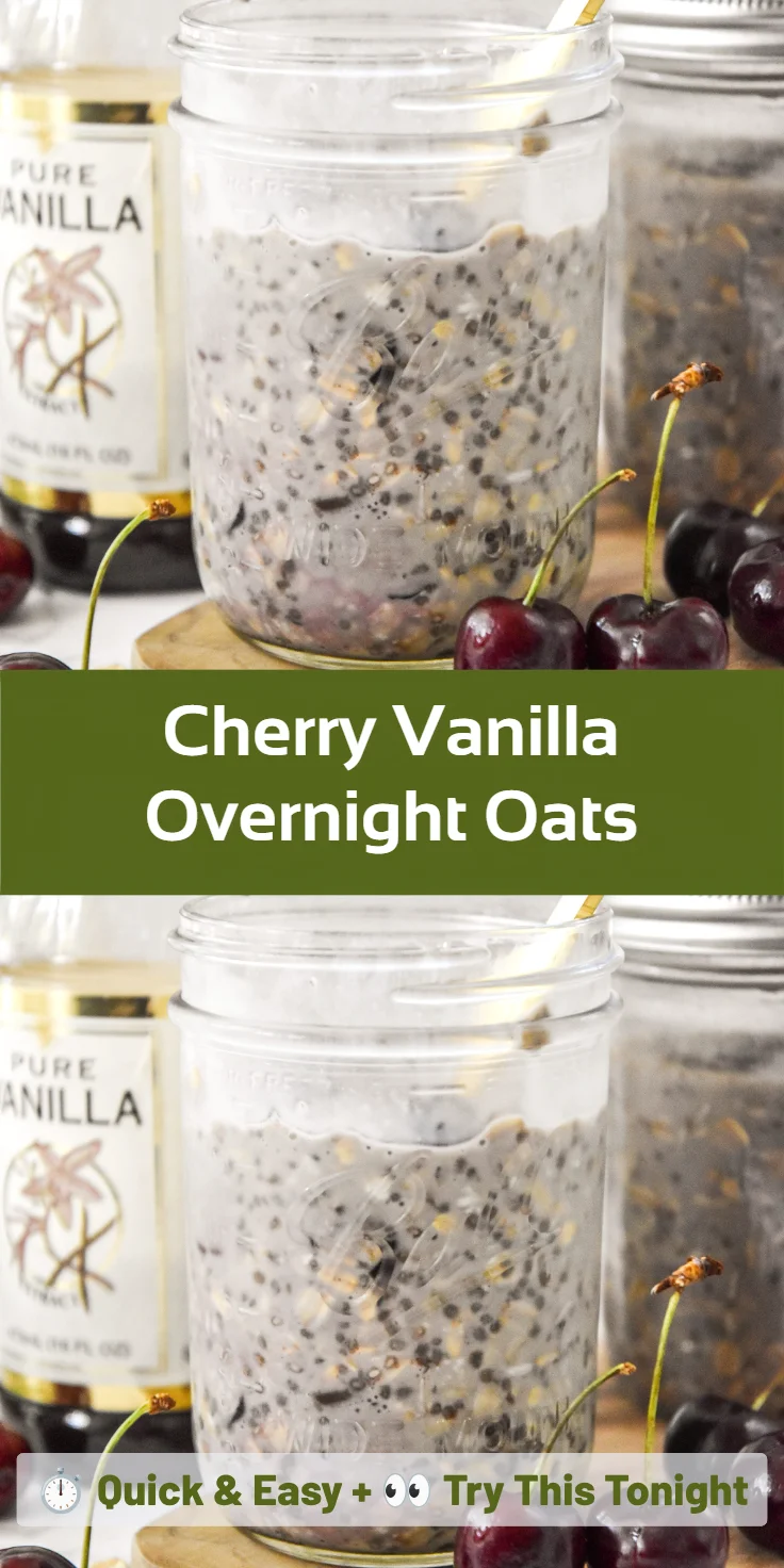 Cherry Vanilla Overnight Oats