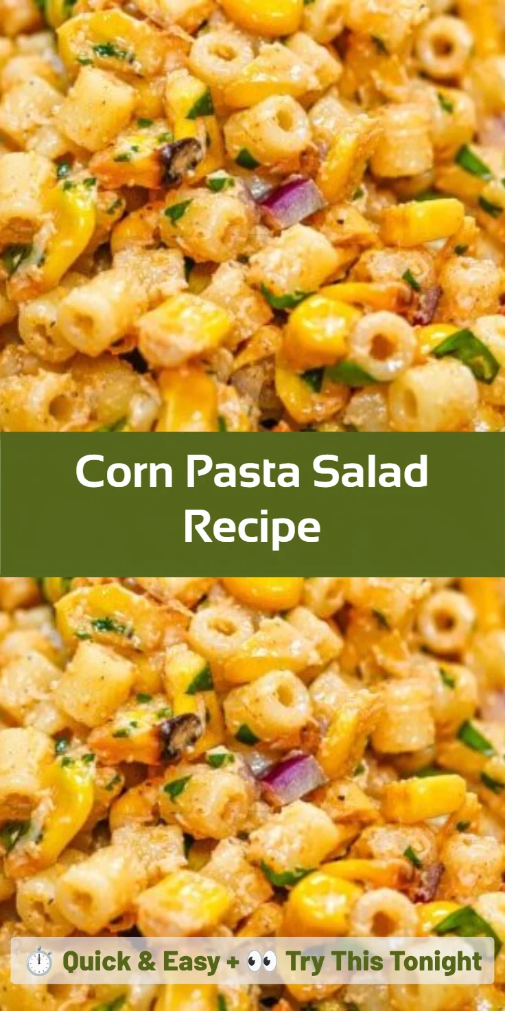 Corn Pasta Salad Recipe
