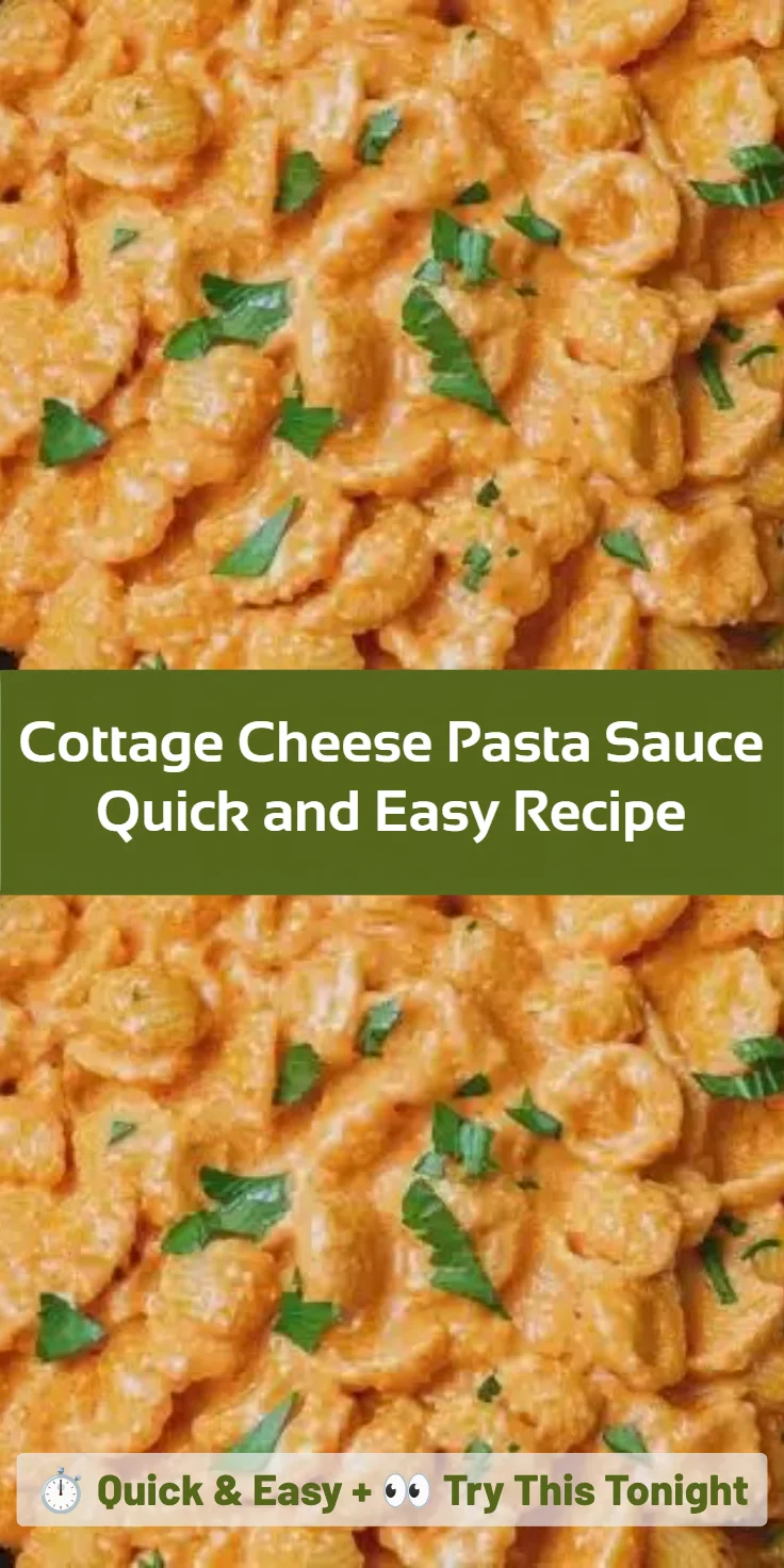 Cottage Cheese Pasta Sauce Quick and Easy Recipe