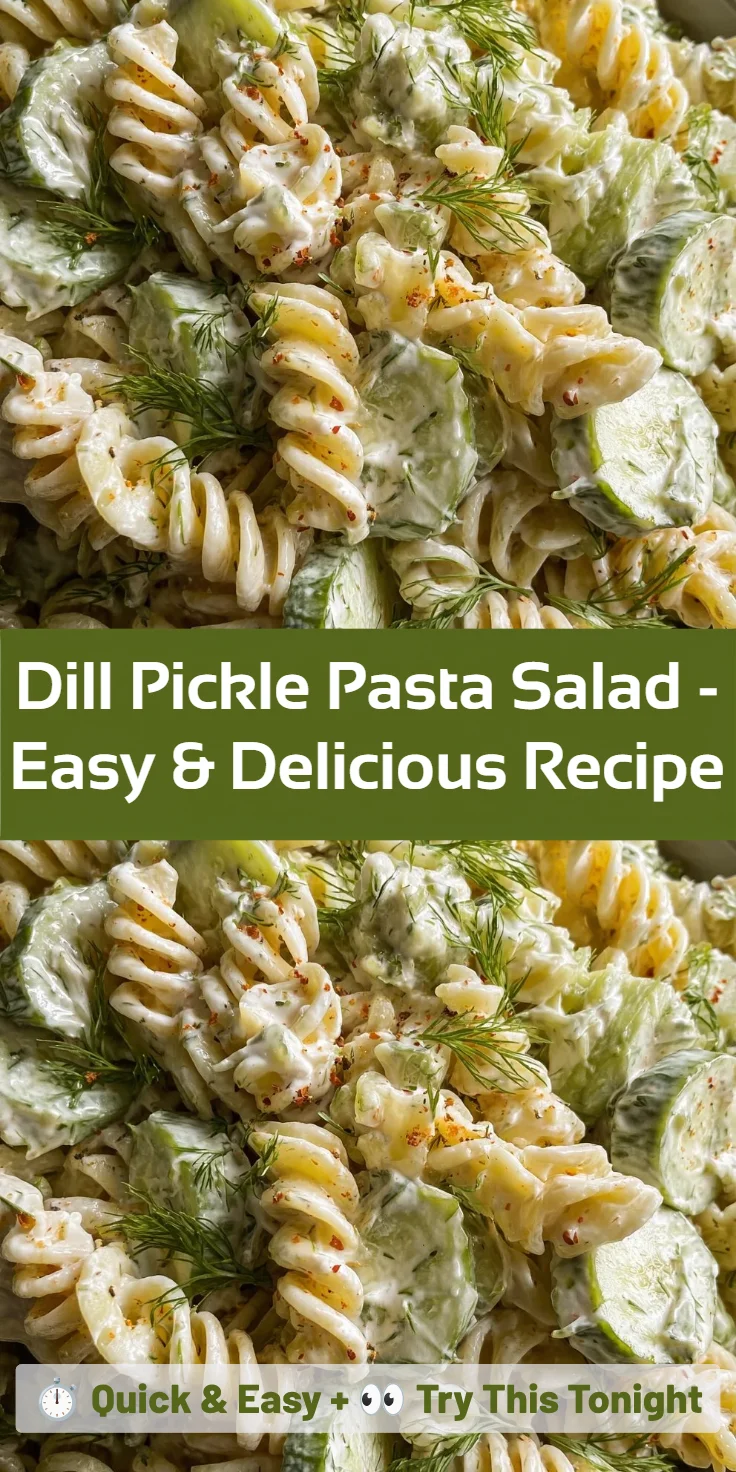 Dill Pickle Pasta Salad - Easy & Delicious Recipe
