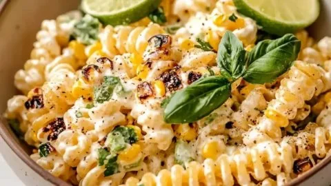 Easy Creamy Street Corn Pasta Salad