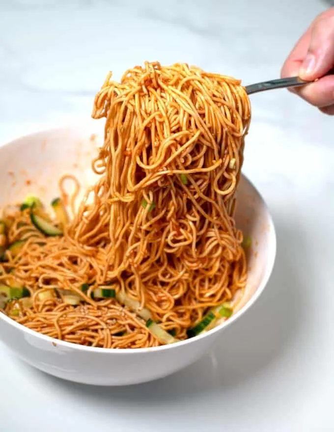 Easy Korean Cold Noodles
