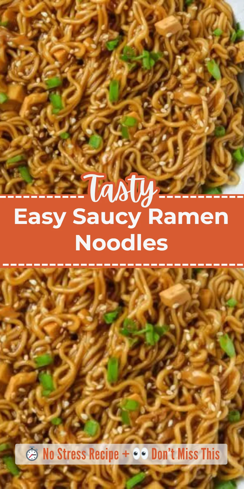Easy Saucy Ramen Noodles