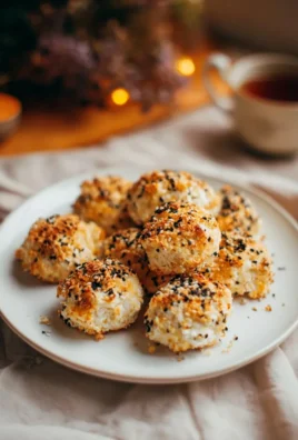 Delicious Everything Bagel Cottage Cheese Bites served in a bowl