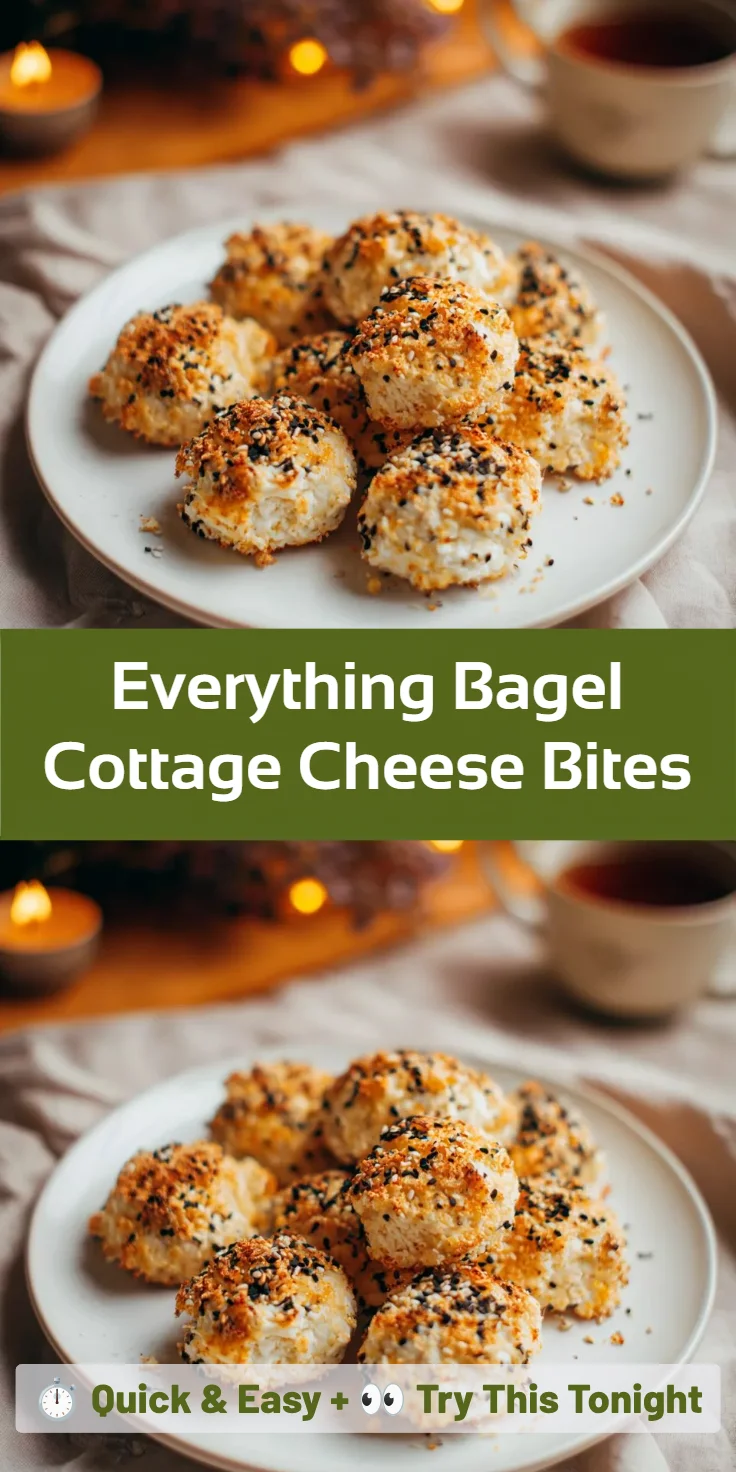 Everything Bagel Cottage Cheese Bites