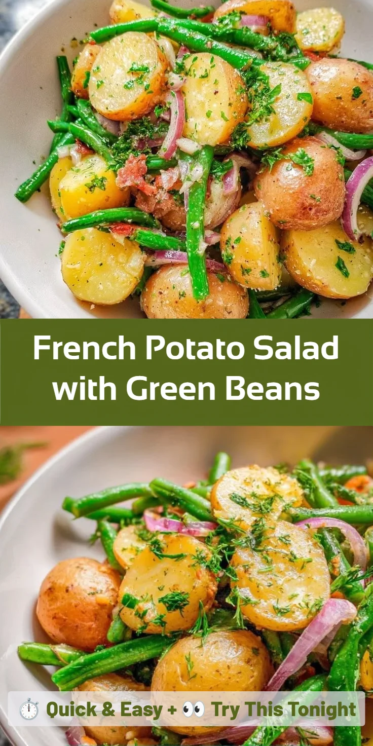 French Potato Salad with Green Beans
