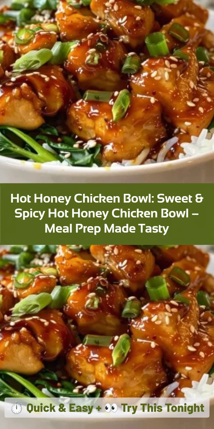 Hot Honey Chicken Bowl: Sweet & Spicy Hot Honey Chicken Bowl – Meal Prep Made Tasty
