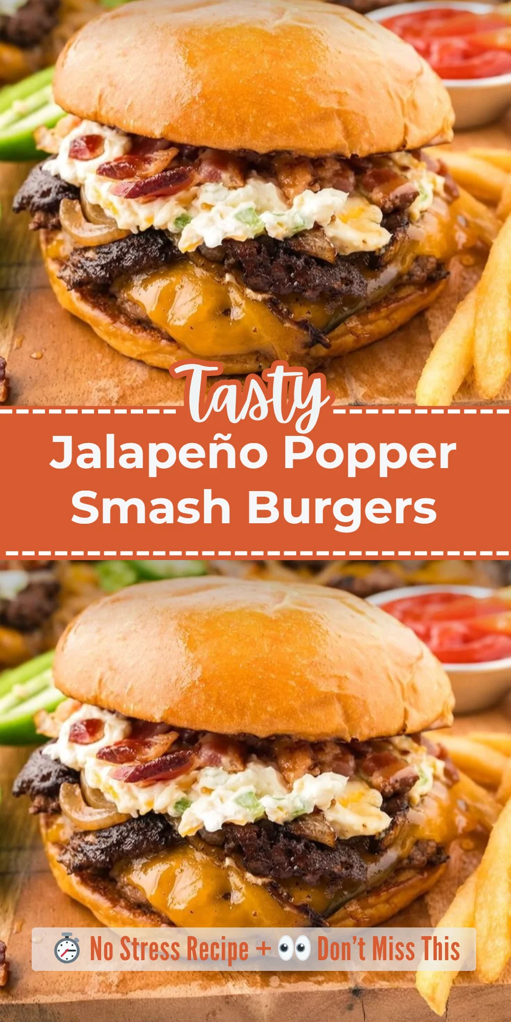 Jalapeño Popper Smash Burgers