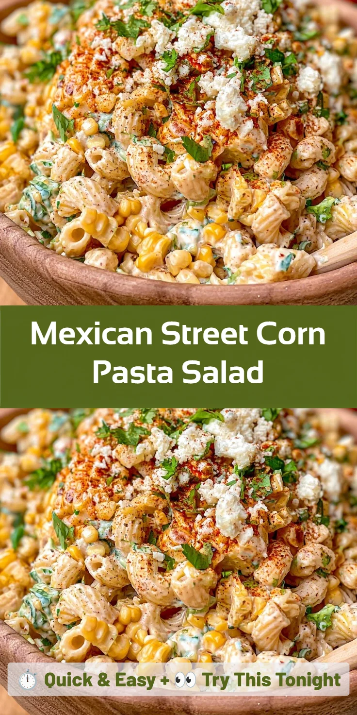 Mexican Street Corn Pasta Salad