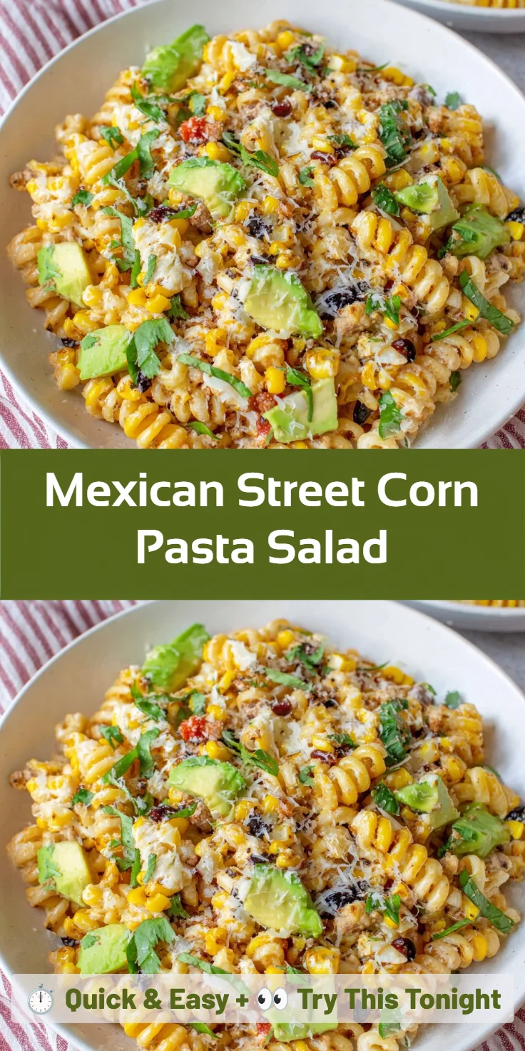 Mexican Street Corn Pasta Salad