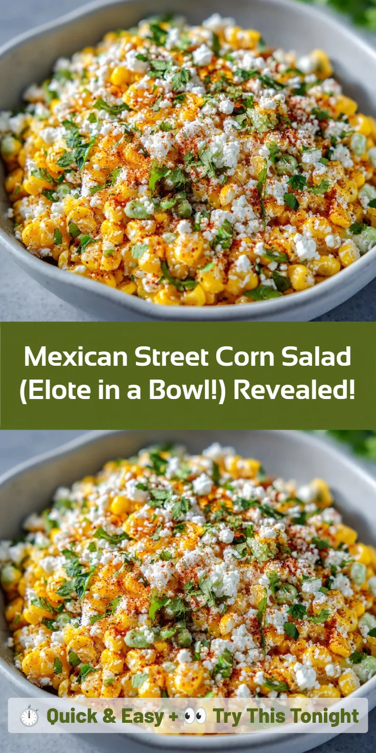 Mexican Street Corn Salad (Elote in a Bowl!) Revealed!