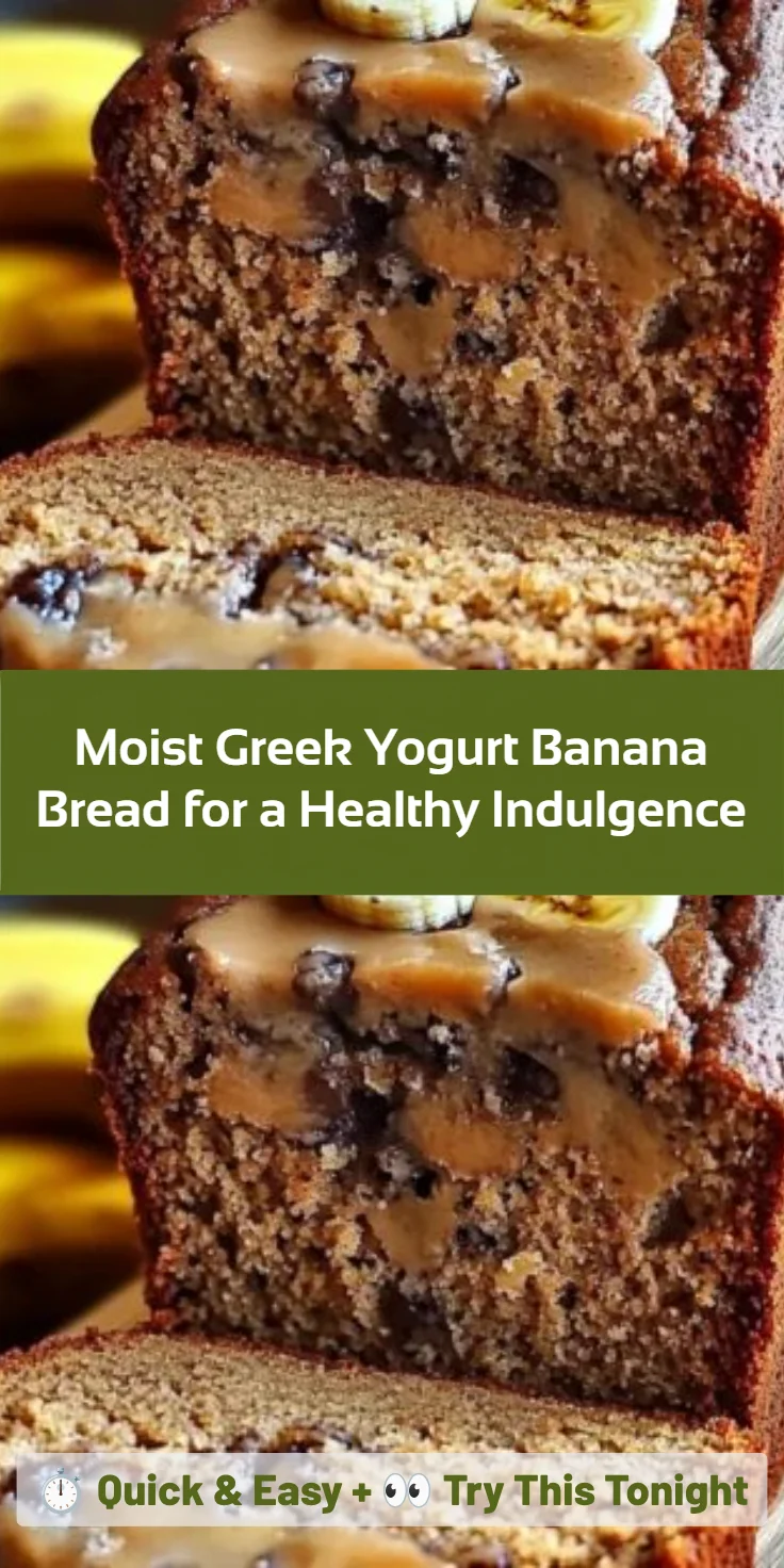 Moist Greek Yogurt Banana Bread for a Healthy Indulgence