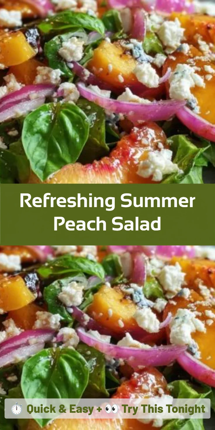 Refreshing Summer Peach Salad
