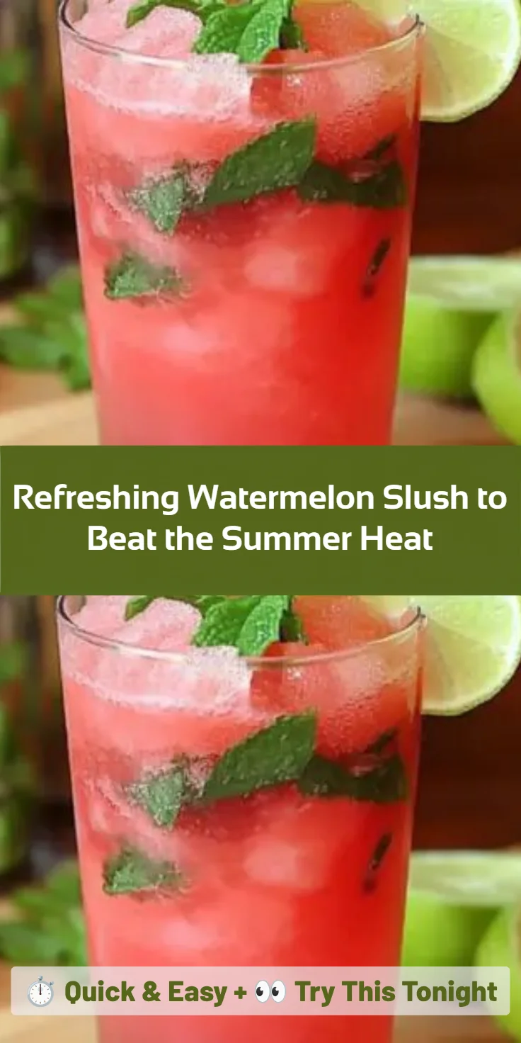 Refreshing Watermelon Slush to Beat the Summer Heat
