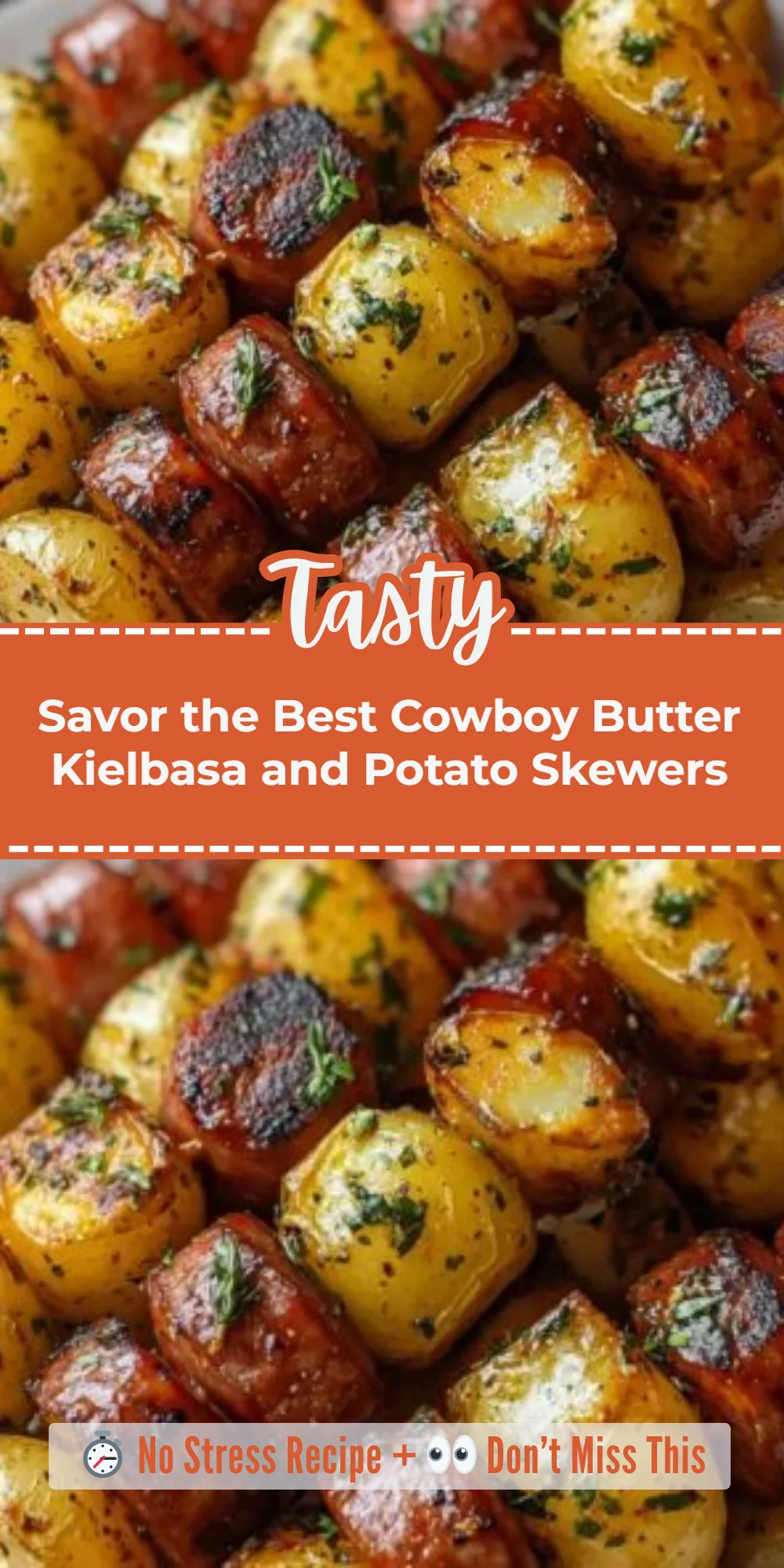 Savor the Best Cowboy Butter Kielbasa and Potato Skewers