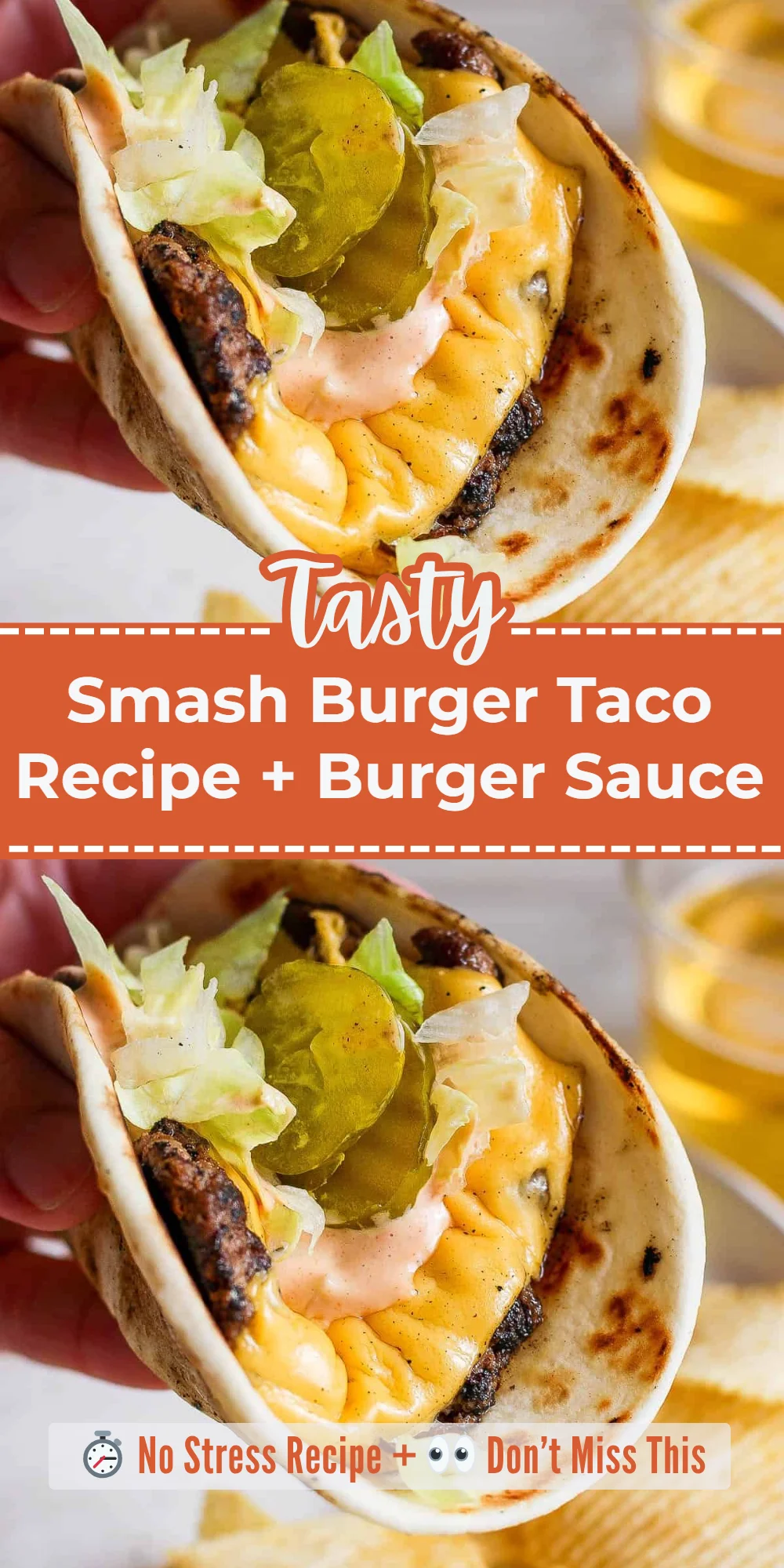 Smash Burger Taco Recipe + Burger Sauce