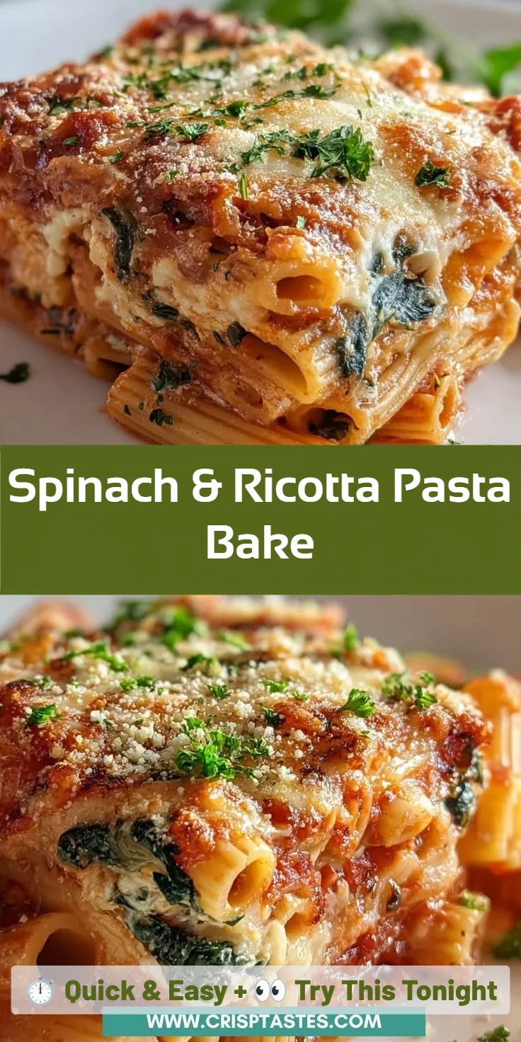 Spinach & Ricotta Pasta Bake