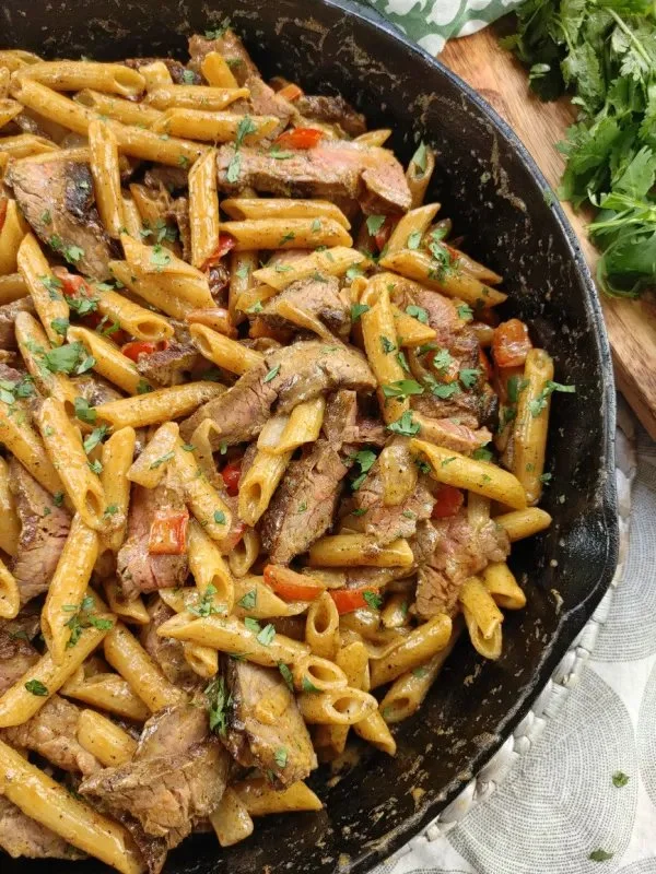 Steak Fajita Pasta