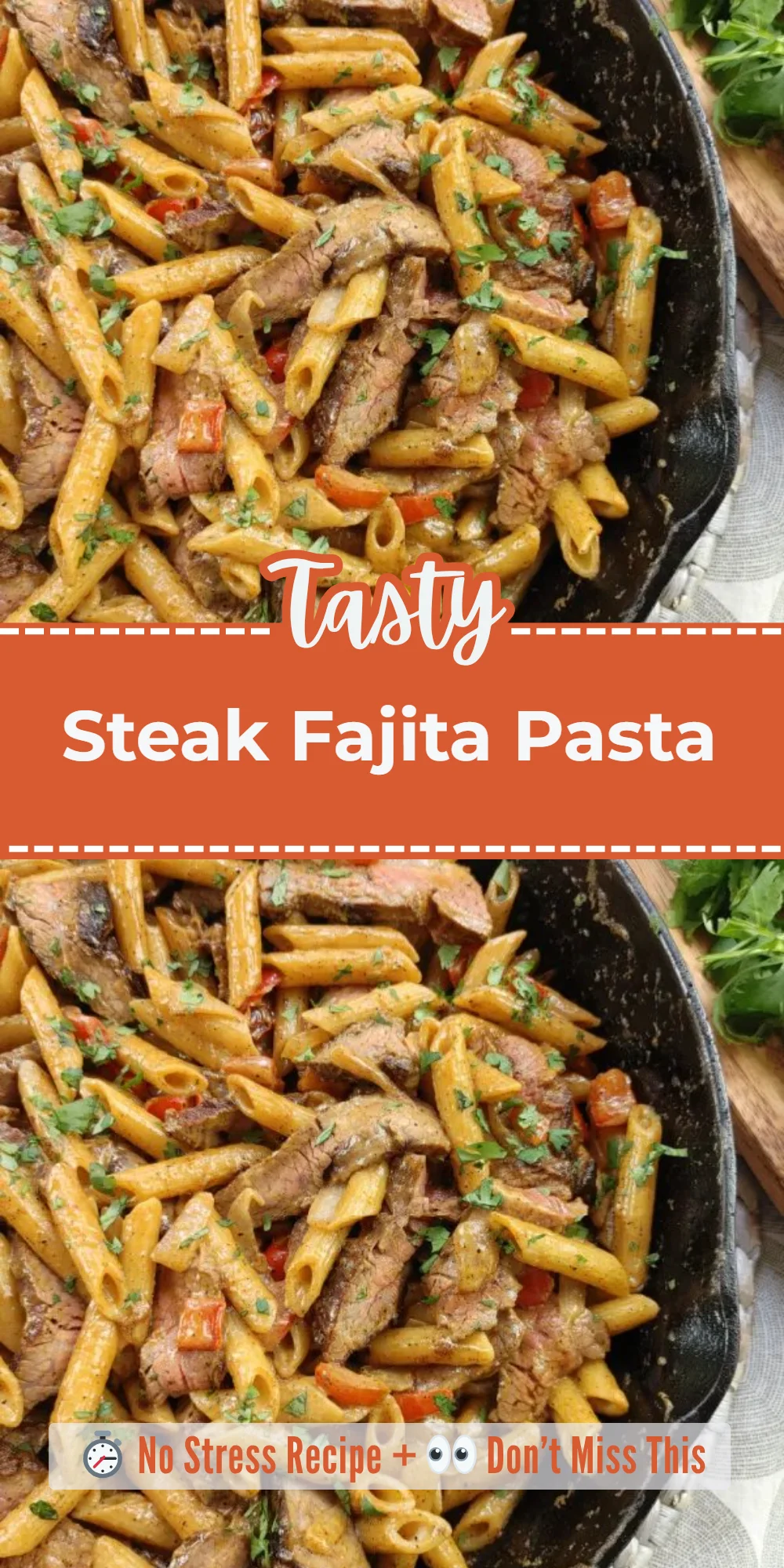 Steak Fajita Pasta