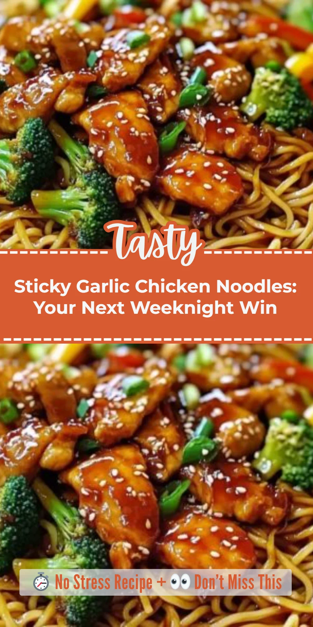 Sticky Garlic Chicken Noodles: Your Next Weeknight Win