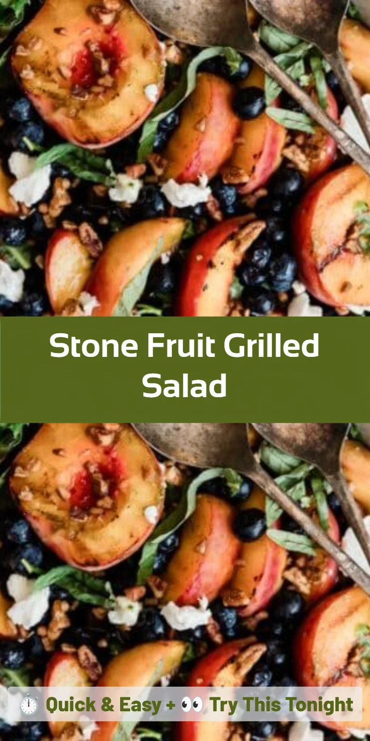 Stone Fruit Grilled Salad