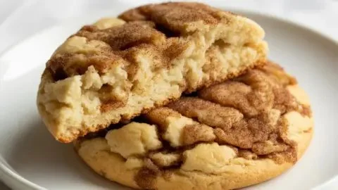 Delicious cinnamon brown sugar cookies baked to perfection.