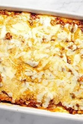 Delicious Cottage Cheese Lasagna served on a plate