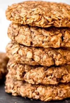 Healthy homemade protein oatmeal cookies with oats and chocolate chips